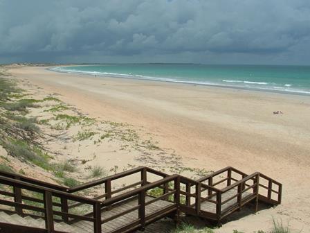 Storm clouds over Cable Beach
